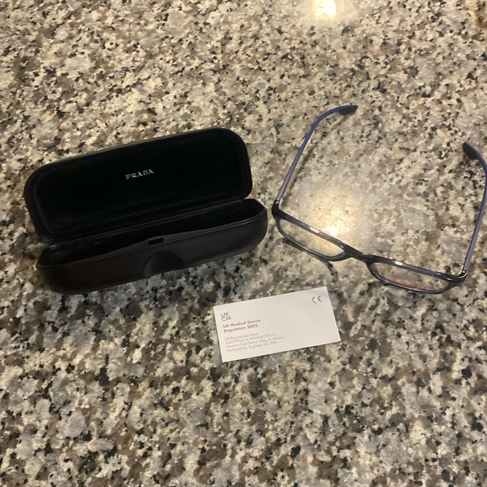 Prada sunglasses men’s glasses, demo lenses